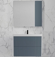 Style Line Мебель для ванной Стокгольм 80 подвесная графит софт